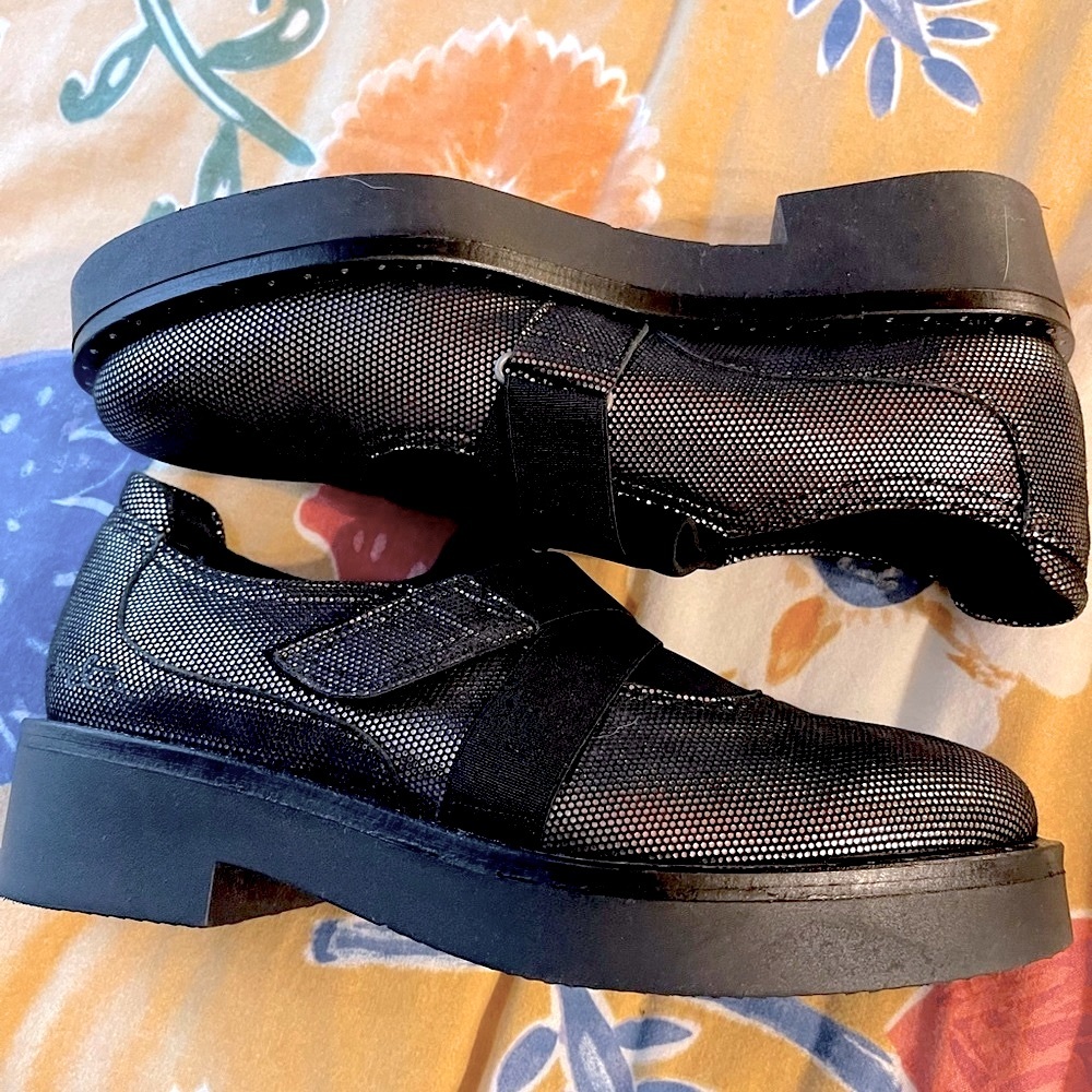 Bos. & Co. Silver & Black brogues💞 Size 38 BRAND NEW, never worn😁